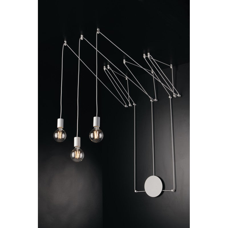 PLAFONIERA HABITAT BIANCA 3XE27 500CM
